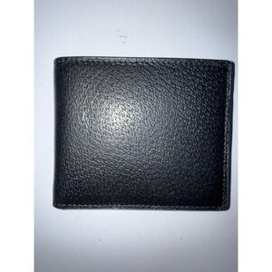 Jack spade New York Barrow Leather Wallet In Admiral Black Bi-Fold L